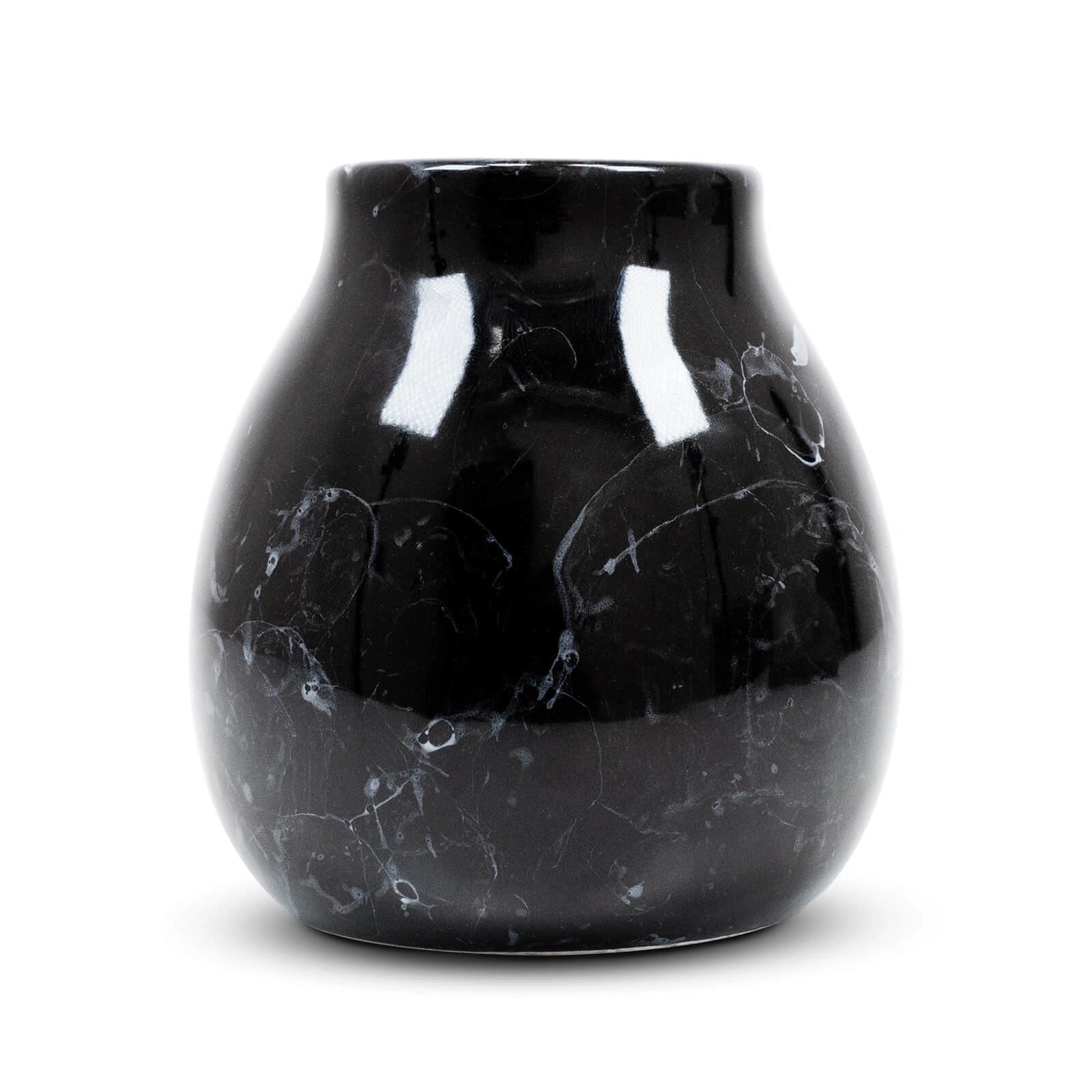 Smoked Black yerba mate cup