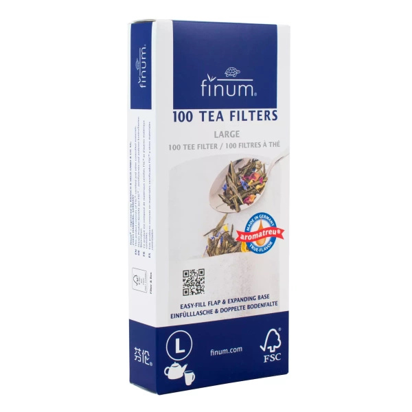 Paper tea filters – size L (100 pieces)