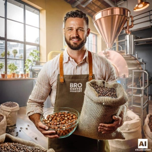 Bro Coffee Roastery – Kaffebønner Brazil Samba Premium 400 g