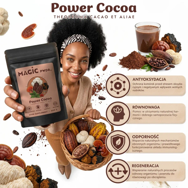 Magic Pwdr – Power Cocoa – Relax & Well-Being Blend 400g