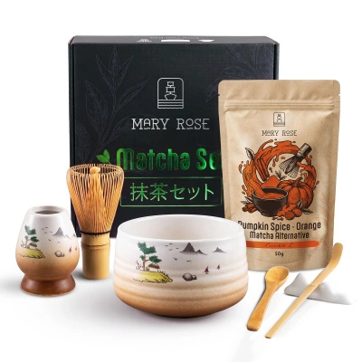 Gavesett for tilberedning av Orange Matcha