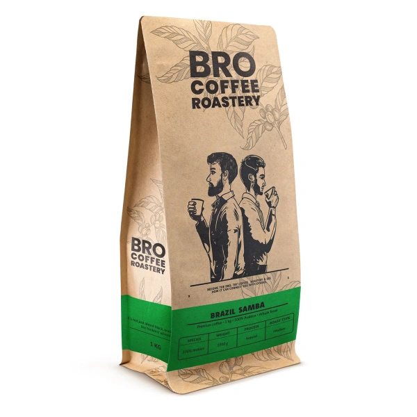 Bro Coffee Roastery – Kaffebønner Brazil Samba Premium 1 kg