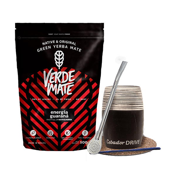 Set mate tea Energia 500g Gourd Bombilla