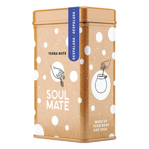 Yerbera – Tin can + Soul Mate Orgánica Despalada 0.5kg