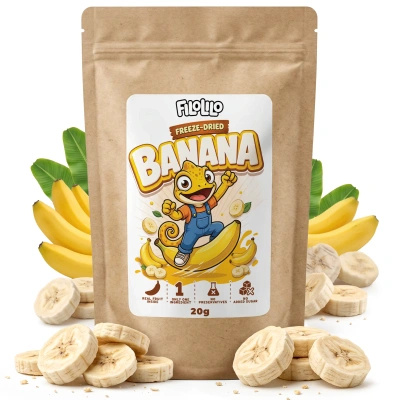 FiloLilo – Frysetørket banan (skiver) 20 g