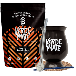 Starter set Bombilla Mate Cup + mate tea Verde