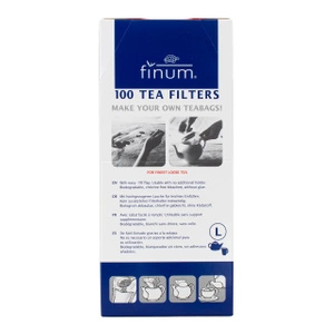 Paper tea filters – size L (100 pieces)