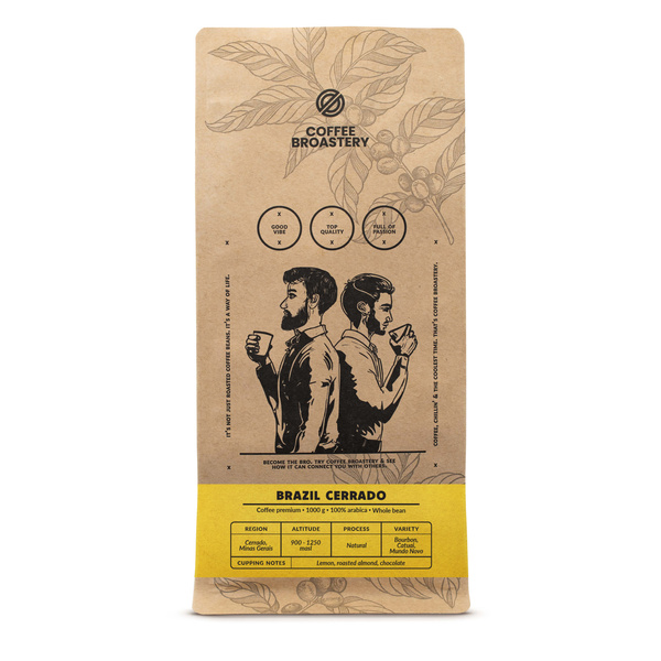 Set of Bro Coffee Roastery Brazil Cerrado 2x1kg (2kg)