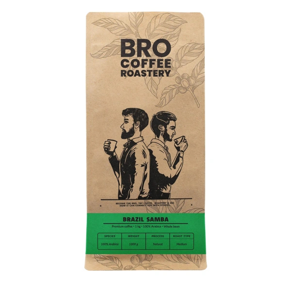 Bro Coffee Roastery – Kaffebønner Brazil Samba Premium 1 kg