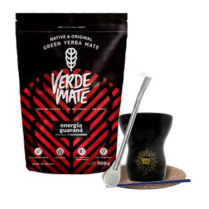 Starter set Bombilla Mate Cup + mate tea Verde