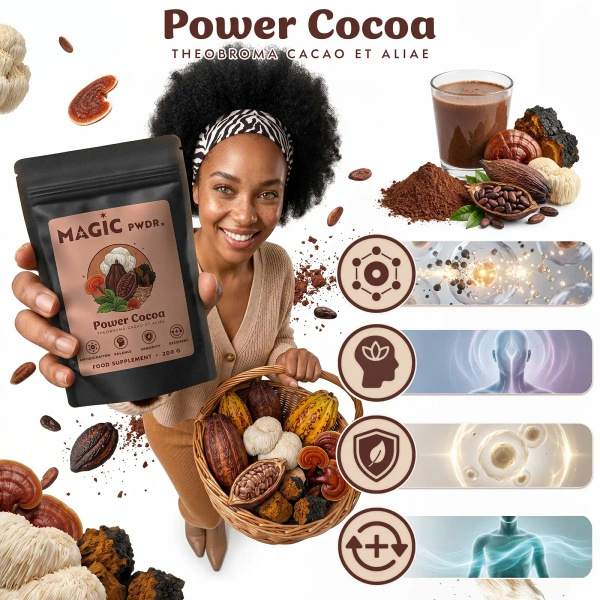 Magic Pwdr – Power Cocoa – Relax & Well-Being Blend 200g