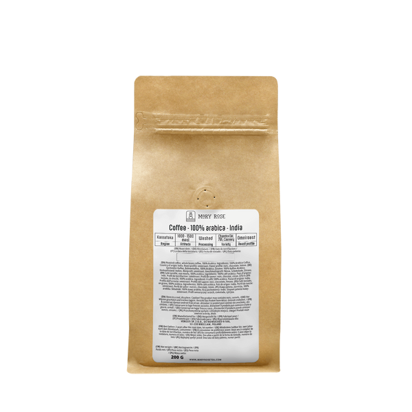 Mary Rose - whole bean coffee India Karnataka premium 200g