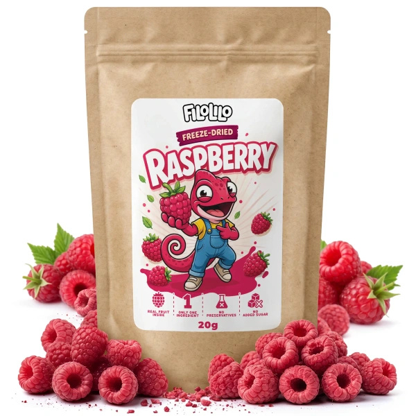 FiloLilo – Freeze-dried raspberries 20g