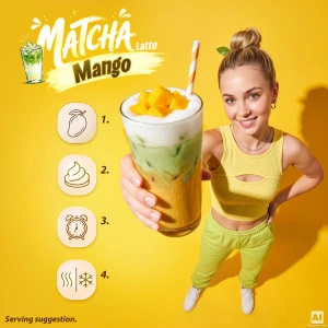 Mary Rose – Mango Matcha Latte 100g