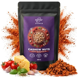 Nustino Crunch – Roasted Cashews – Pizza Margherita Flavour 200g