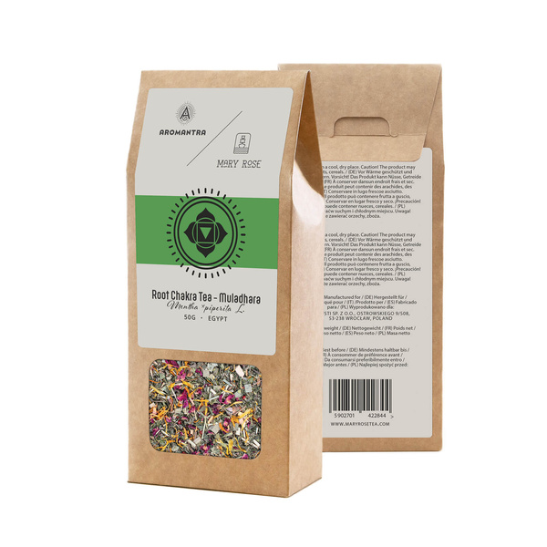Aromantra x Mary Rose – Root Chakra Tea – Muladhara (herbal tea) 50g