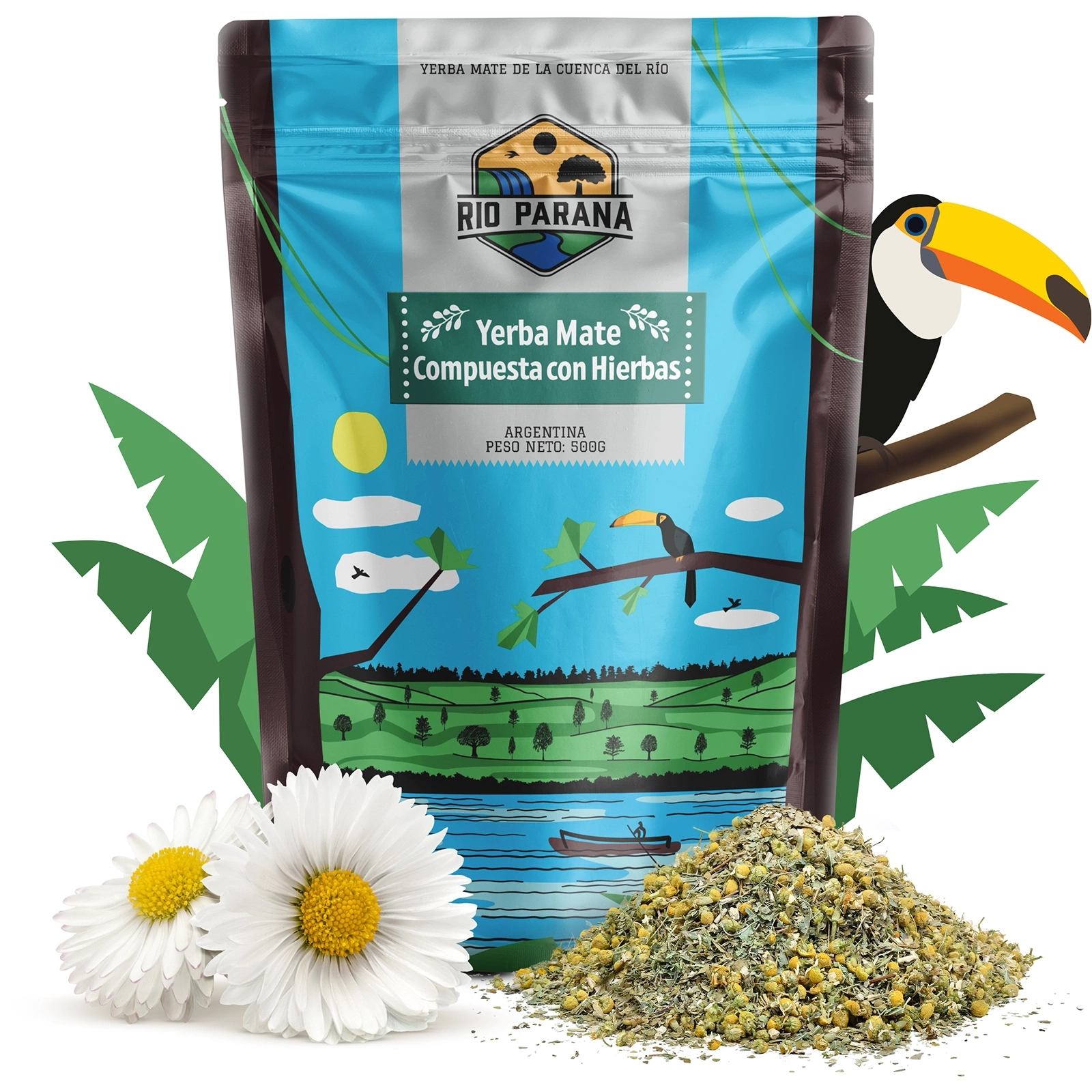 Rio Parana Compueasta con Hierbas – packaging