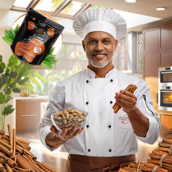 Nustino – Powdered Peanut Butter – Cinnamon 400g