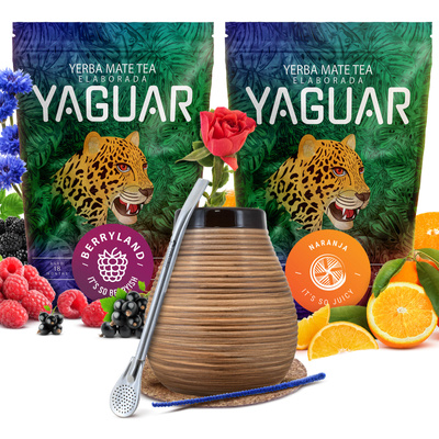 Yerba mate set Verde Mate ceramic calabash bombilla