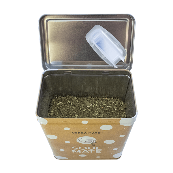 Yerbera – Tin can + Soul Mate Orgánica Elaborada 0.5kg