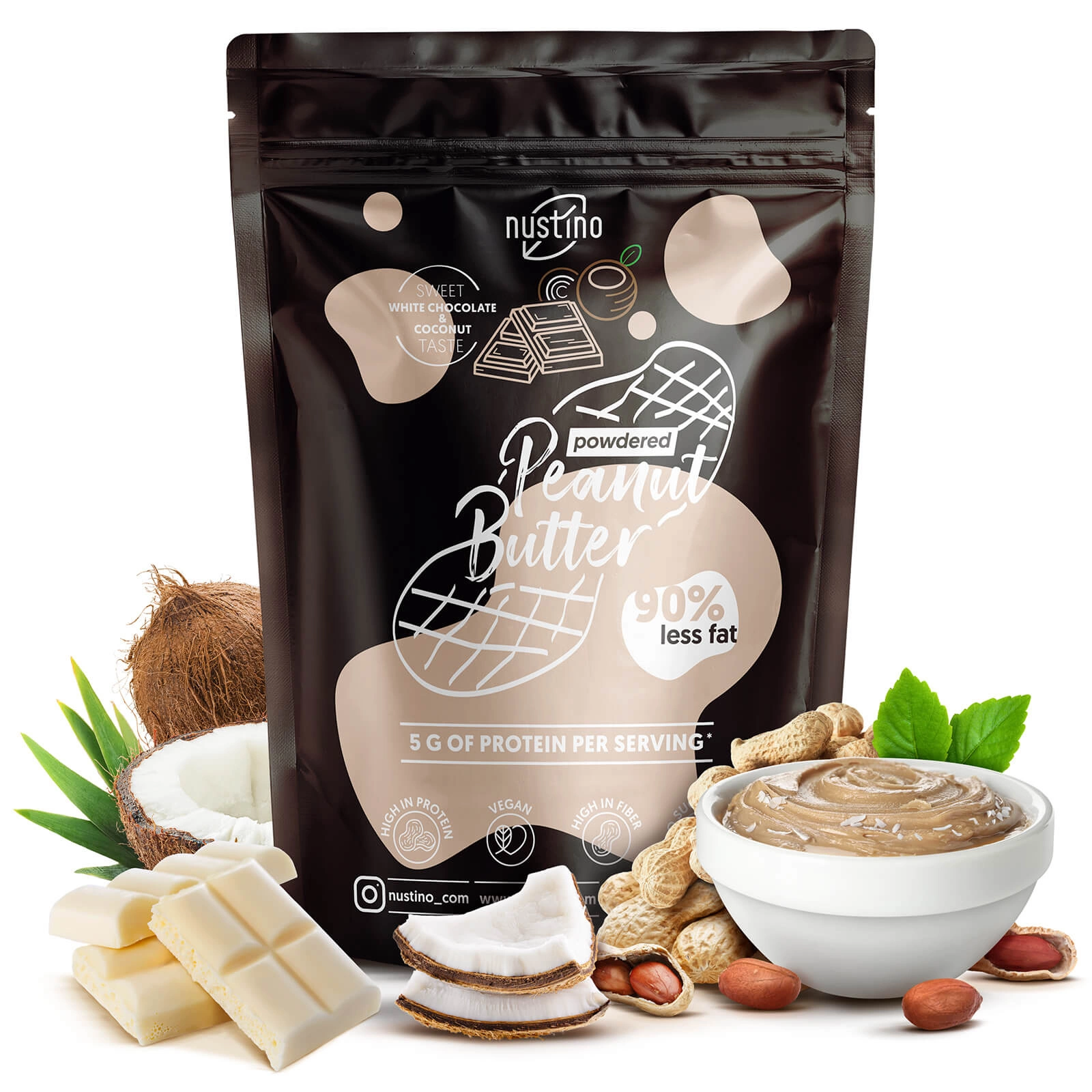 Nustino White Chocolate & Coconut