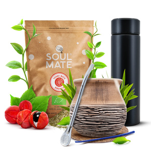 Set Yerba Yaguar Energia Gourd Volcano Yerbomos