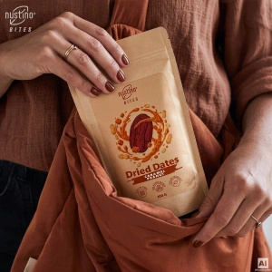 Nustino Bites – tørkede dadler – Caramel Peanut 100 g