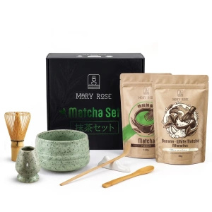 Gift Set for Colourful Matcha Latte: Matcha + White Matcha + Accessories
