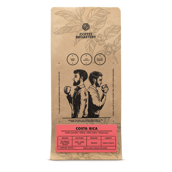 Bro Coffee Roastery - Whole Bean Coffee Costa Rica San Rafael Speciality 1kg