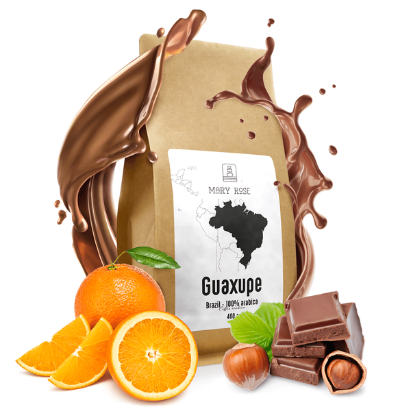 Mary Rose - whole bean coffee Brazil Guaxupe premium 400g
