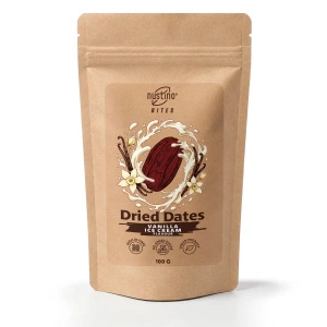 Nustino Bites – tørkede dadler – Vanilla Ice Cream Flavour 100 g