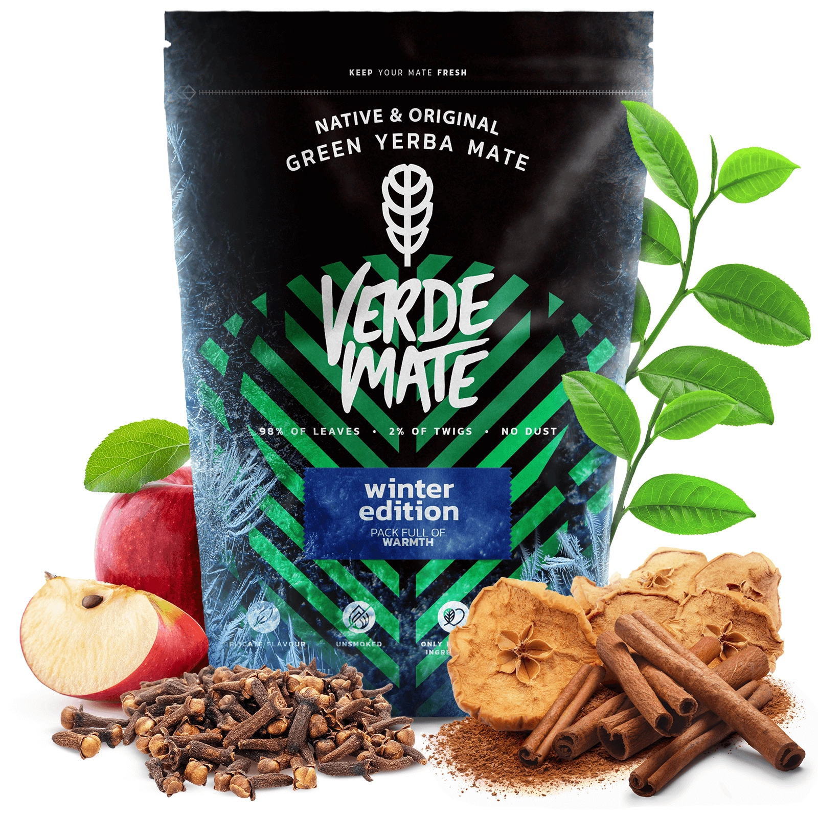 Verde Mate Green Winter Edition - packaging
