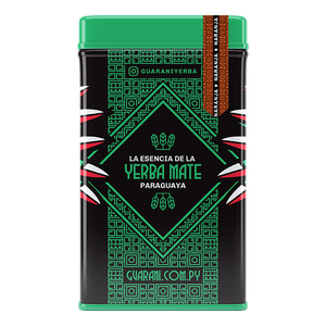 Yerbera – Tin can + Guarani Naranja 0.5kg