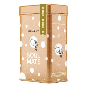 Yerbera – Tin can + Soul Mate Orgánica Siempre 0.5kg