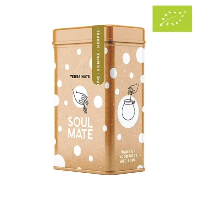 Yerbera – Tin can + Soul Mate Orgánica Siempre 0.5kg