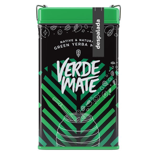 Yerbera – Tin can + Verde Mate Green Despalada 0.5kg