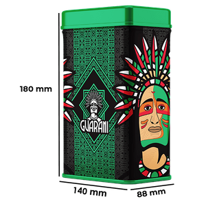Yerbera – Tin can + Guarani Naranja 0.5kg