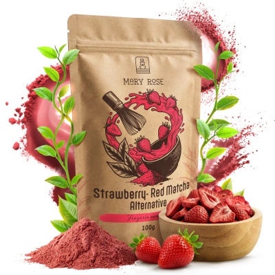 Mary Rose – Red Matcha Alternative – Strawberry Powder 100g