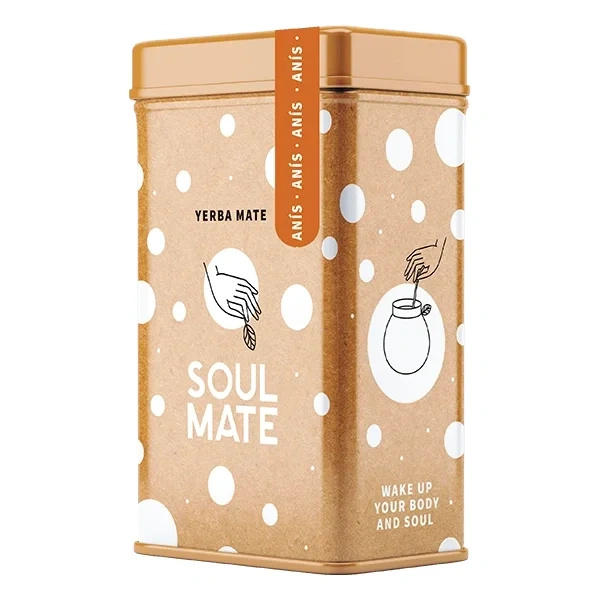 Yerbera – Tin can + Soul Mate Orgánica Anís 0.5kg