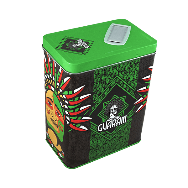 Yerbera – Tin can + Guarani Naranja 0.5kg