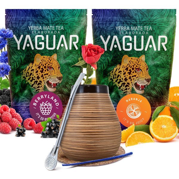 Yerba mate set Verde Mate ceramic calabash bombilla
