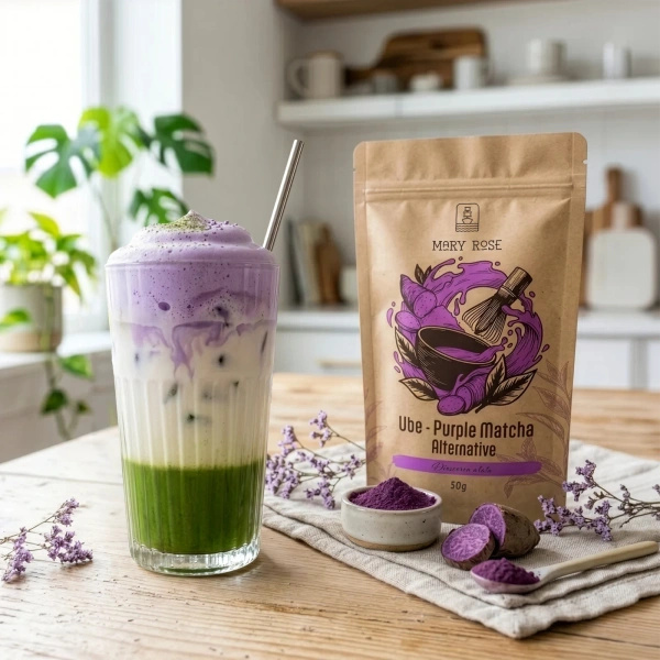 Mary Rose – Purple Matcha Alternative – Ube Powder 50g