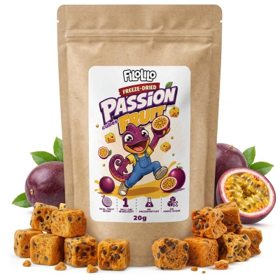 FiloLilo – Frysetørket pasjonsfrukt (terninger) 20 g