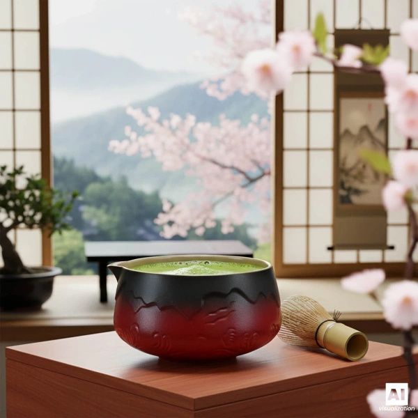 Matcha tea brewing set