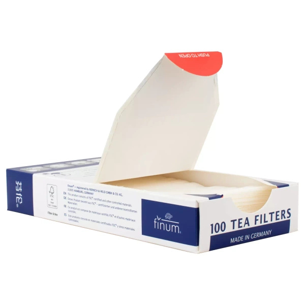 Paper tea filters – size L (100 pieces)