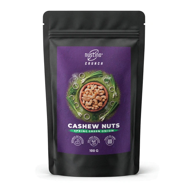 Nustino Crunch – Roasted Cashews – Spring Green Onion 100g