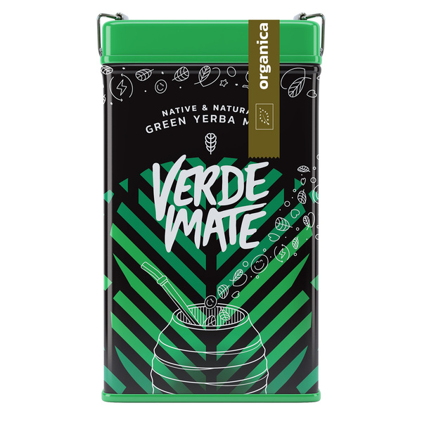 Yerbera – Tin can + Verde Mate Green Organica 0.5kg
