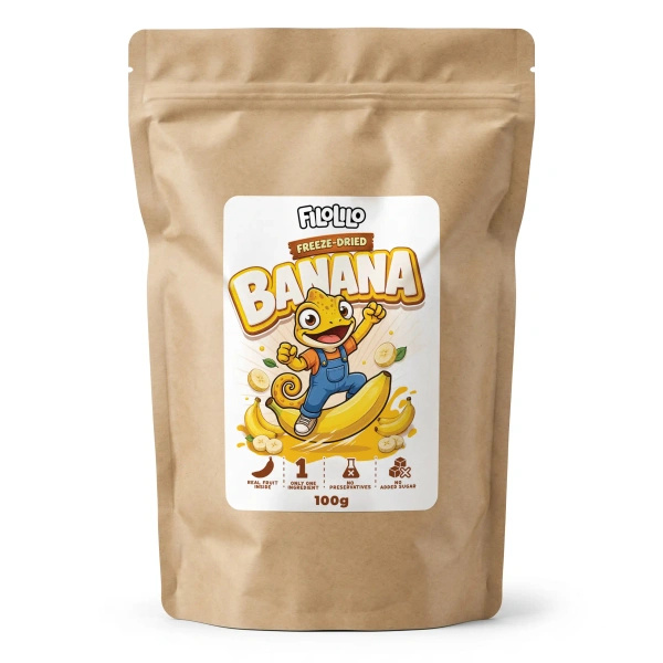 FiloLilo – Freeze-dried banana slices 100g