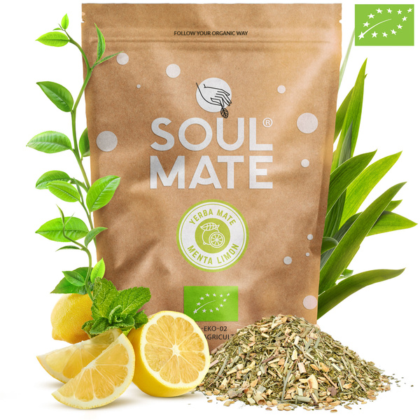 Yerba Mate Set for Two: Soul Mate 2x500g + 2x Calabash + 2x Bombilla