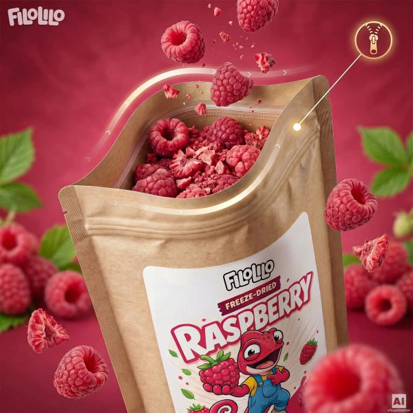 FiloLilo – Freeze-dried raspberries 100g
